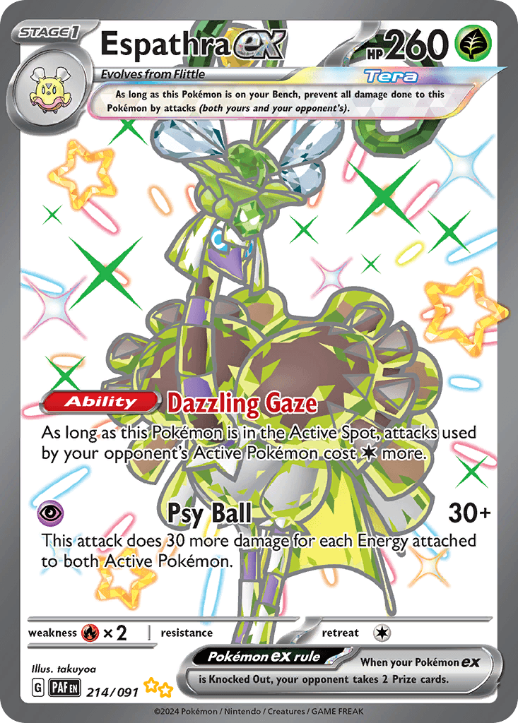 Espathra ex: Paldean Fates
