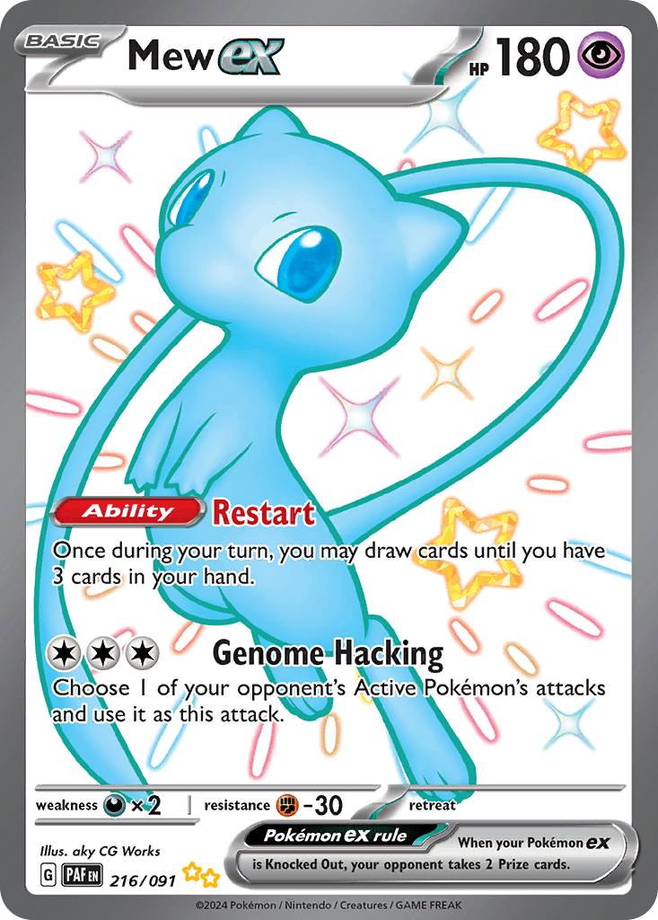 Mew ex: Paldean Fates