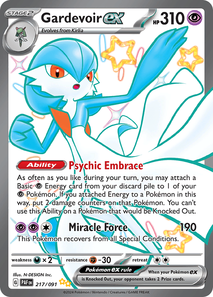 Gardevoir ex: Paldean Fates