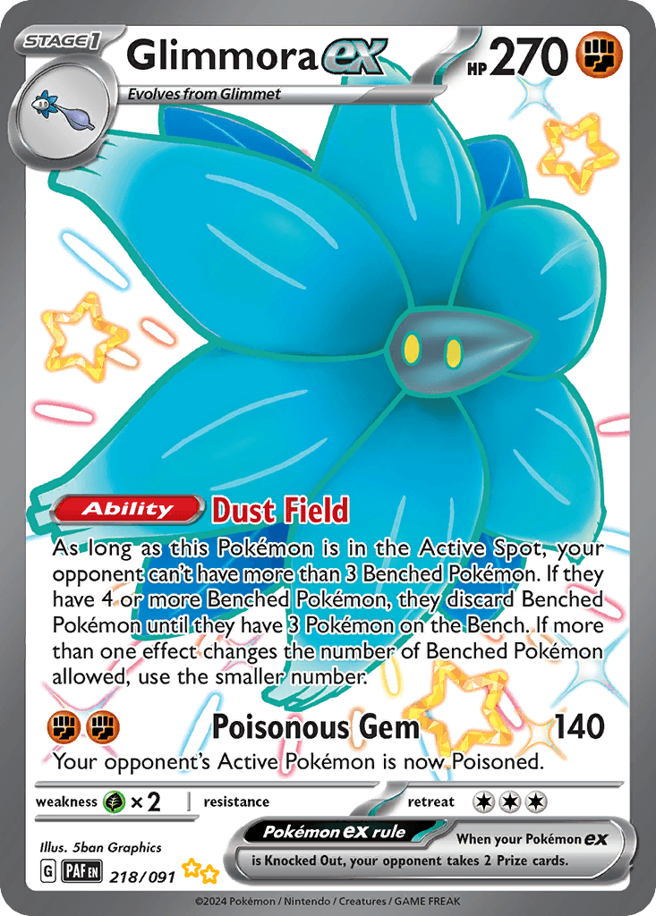 Glimmora ex: Paldean Fates
