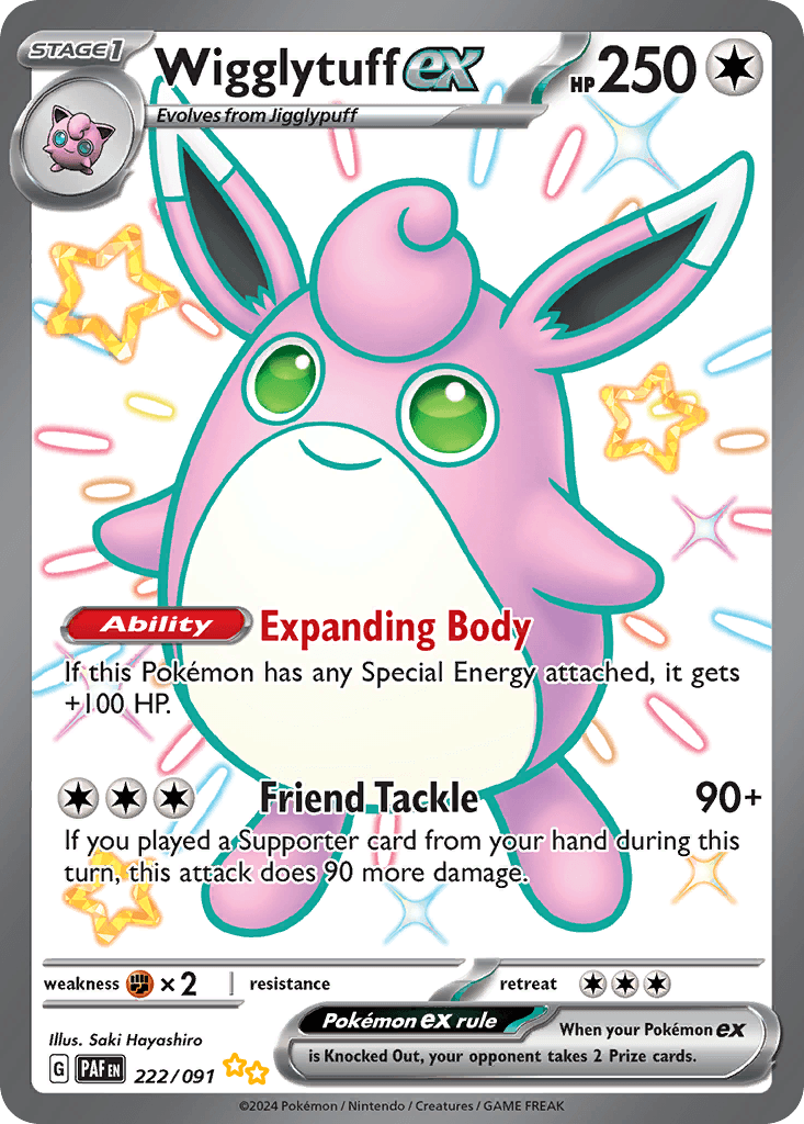 Wigglytuff ex: Paldean Fates