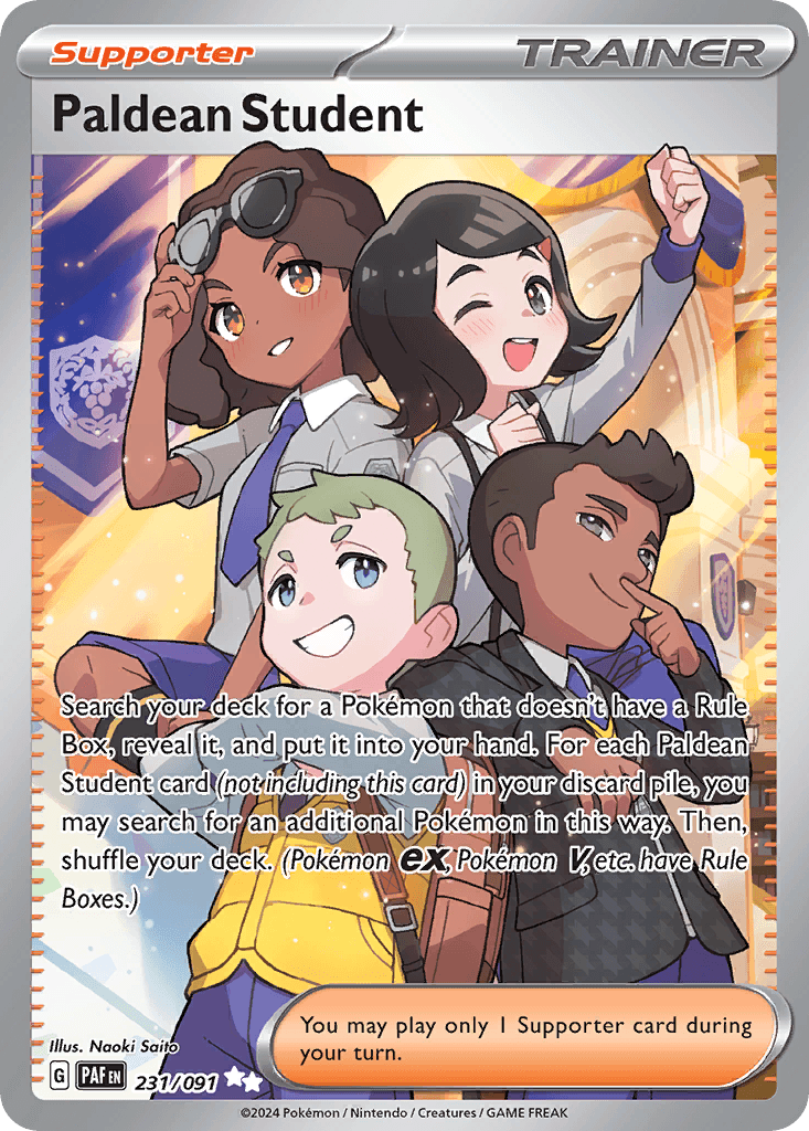 Paldean Student: Paldean Fates