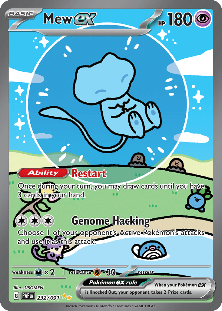 Mew ex: Paldean Fates
