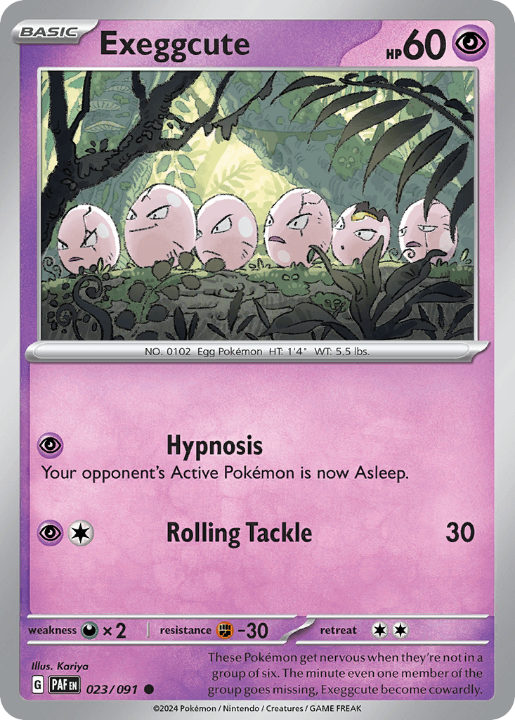 Exeggcute: Paldean Fates