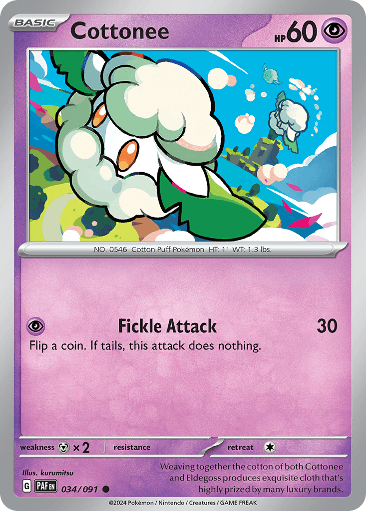 Cottonee: Paldean Fates
