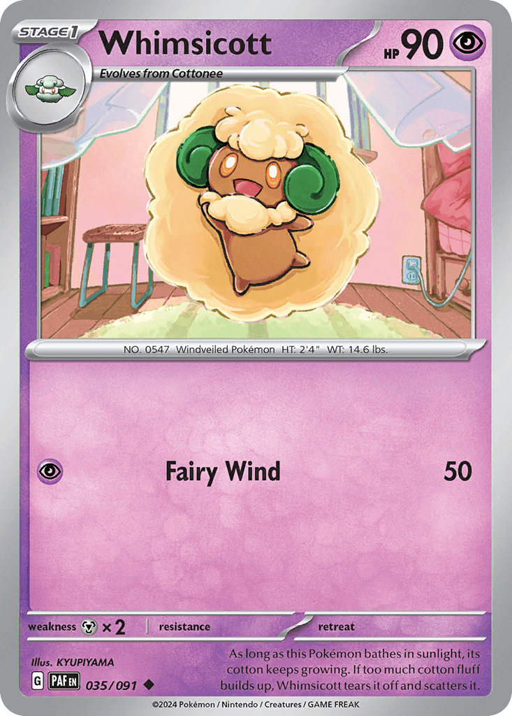 Whimsicott: Paldean Fates