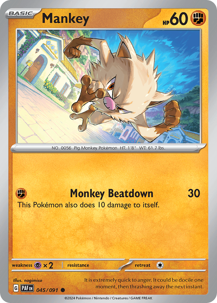 Mankey: Paldean Fates