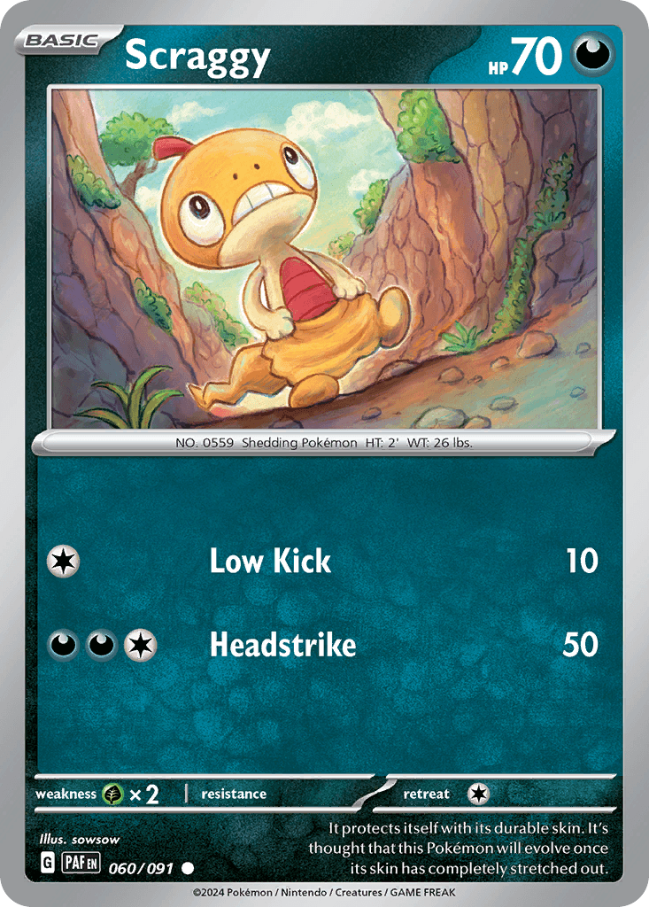 Scraggy: Paldean Fates