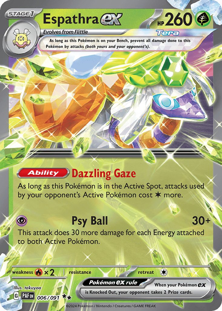 Espathra ex: Paldean Fates