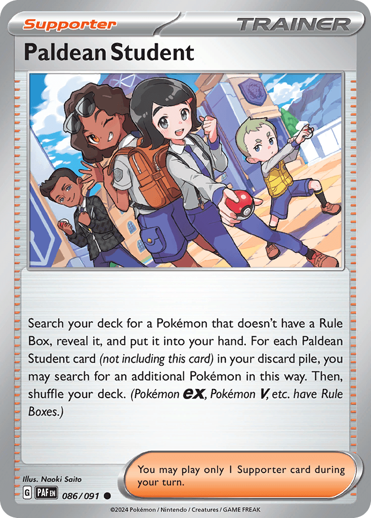 Paldean Student: Paldean Fates