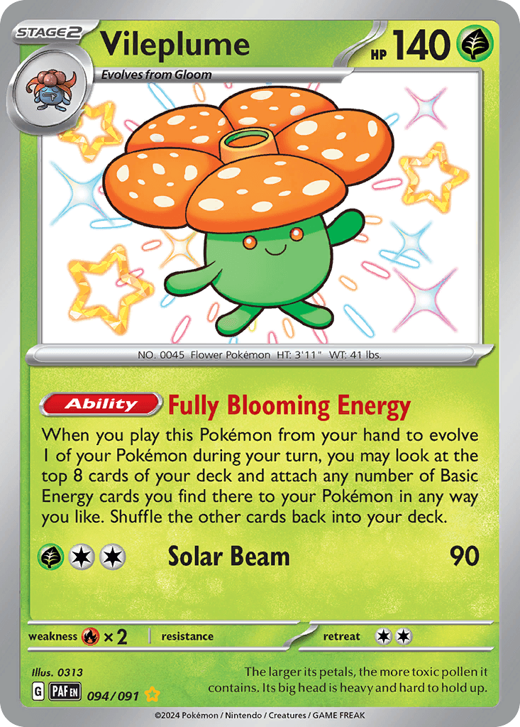 Vileplume: Paldean Fates