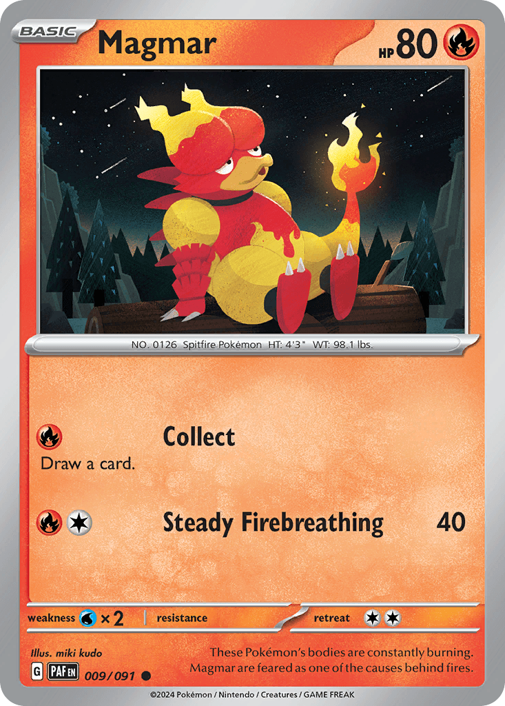 Magmar: Paldean Fates