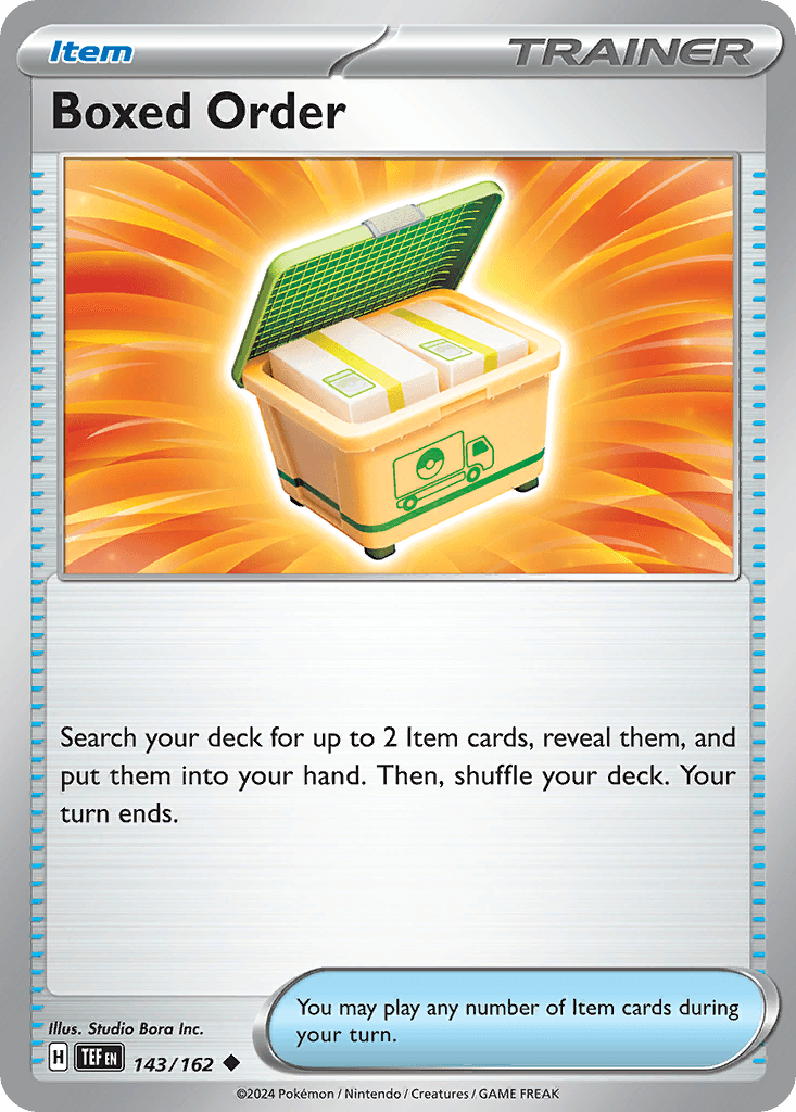 Boxed Order: Temporal Forces