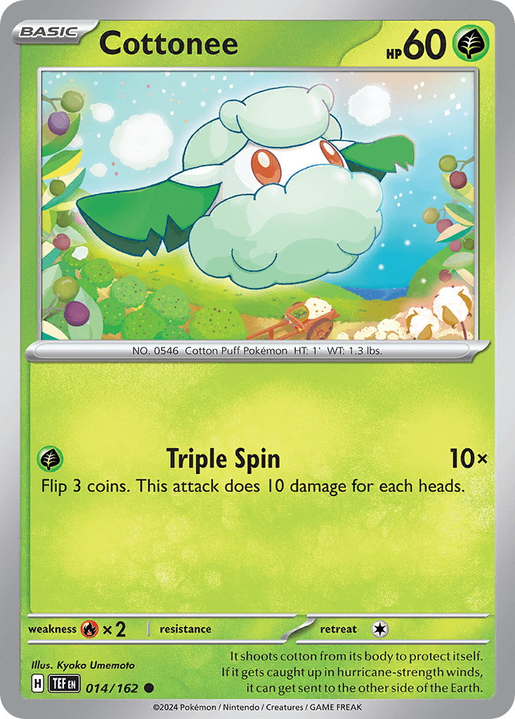 Cottonee: Temporal Forces