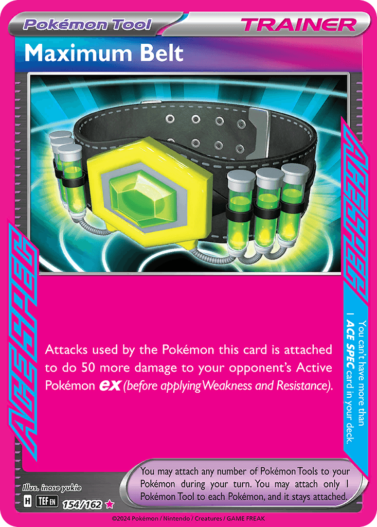 Maximum Belt: Temporal Forces