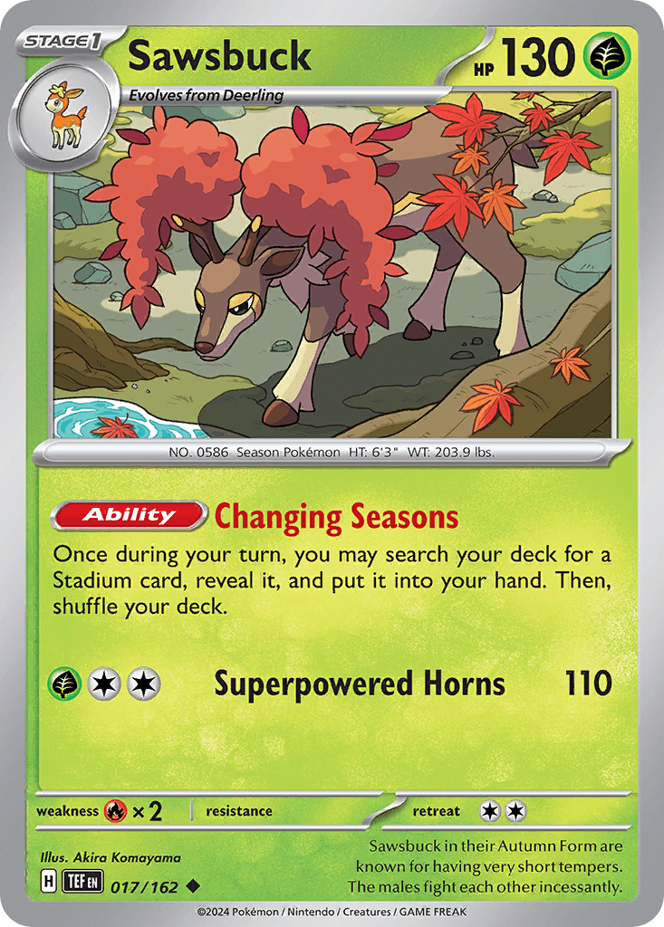 Sawsbuck: Temporal Forces