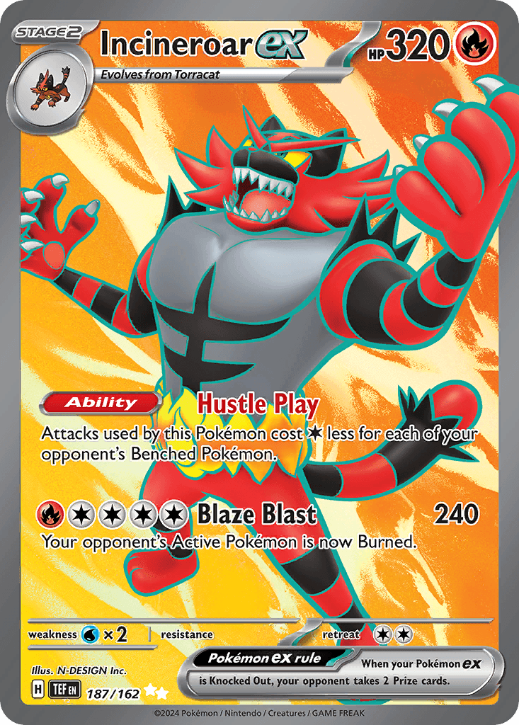 Incineroar ex: Temporal Forces