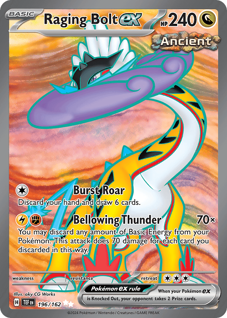 Raging Bolt ex: Temporal Forces