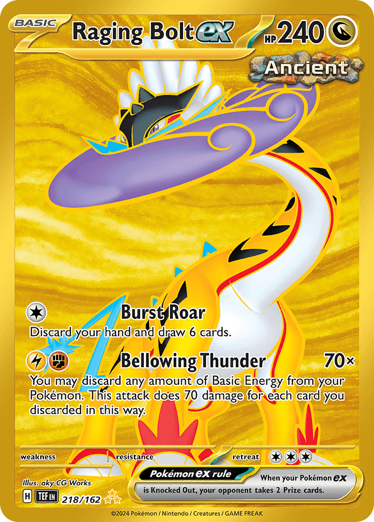Raging Bolt ex: Temporal Forces