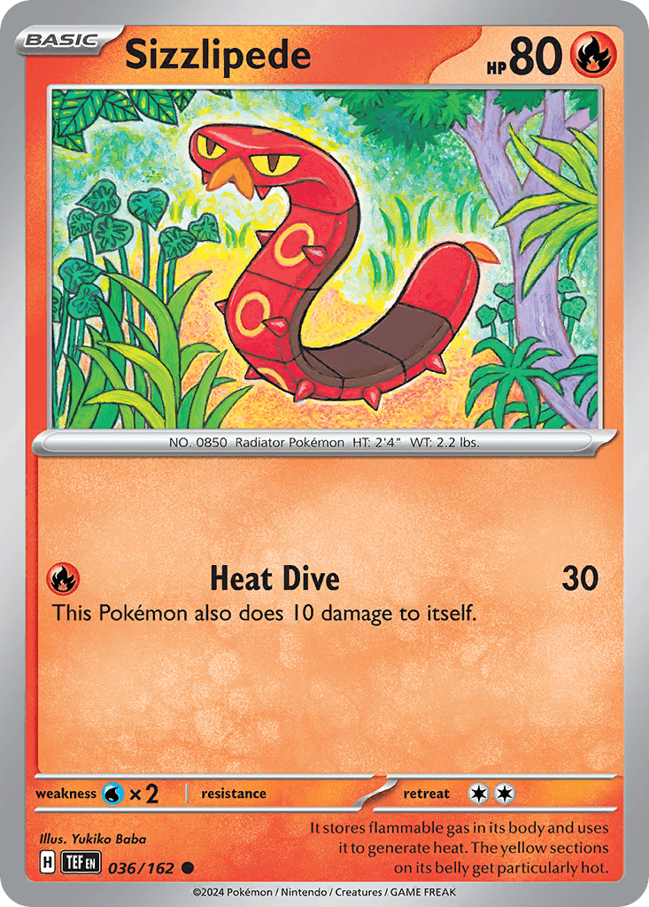 Sizzlipede: Temporal Forces