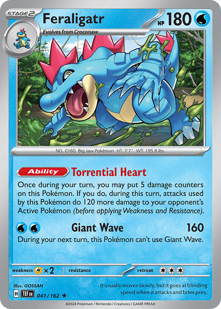 Feraligatr: Temporal Forces