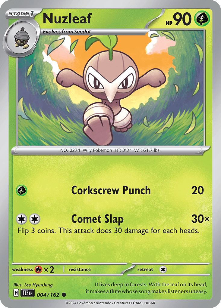 Nuzleaf: Temporal Forces