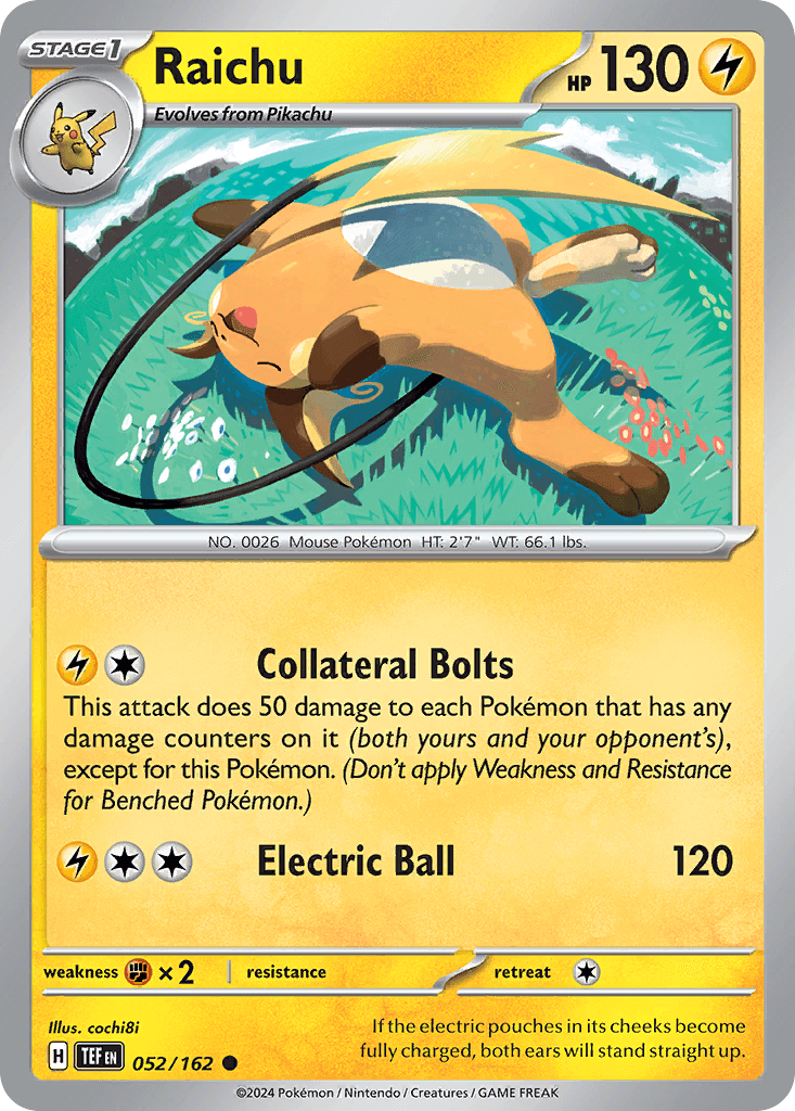 Raichu: Temporal Forces