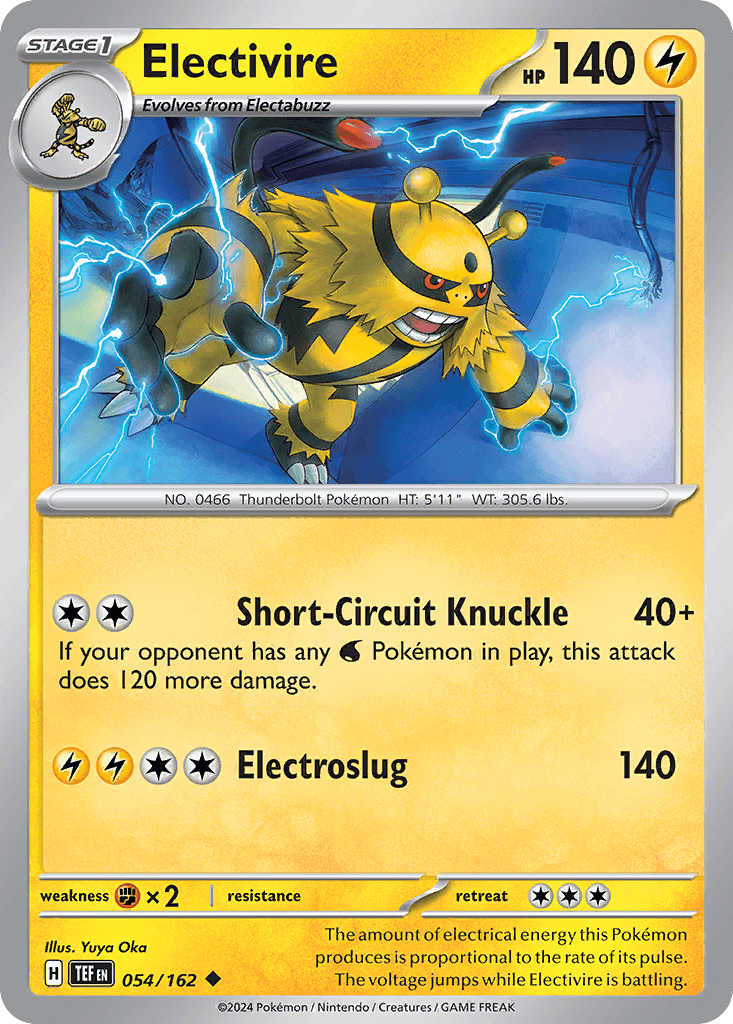 Electivire: Temporal Forces