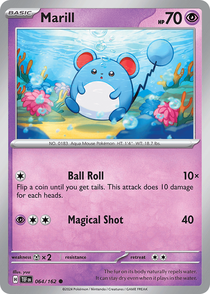 Marill: Temporal Forces