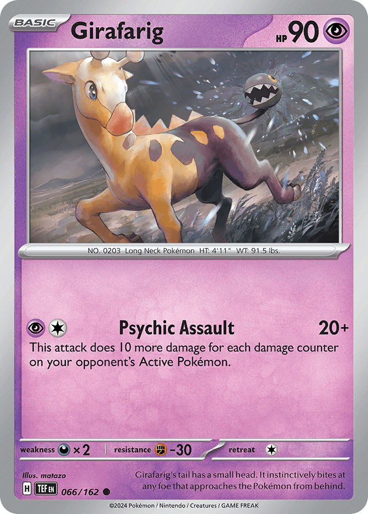 Girafarig: Temporal Forces