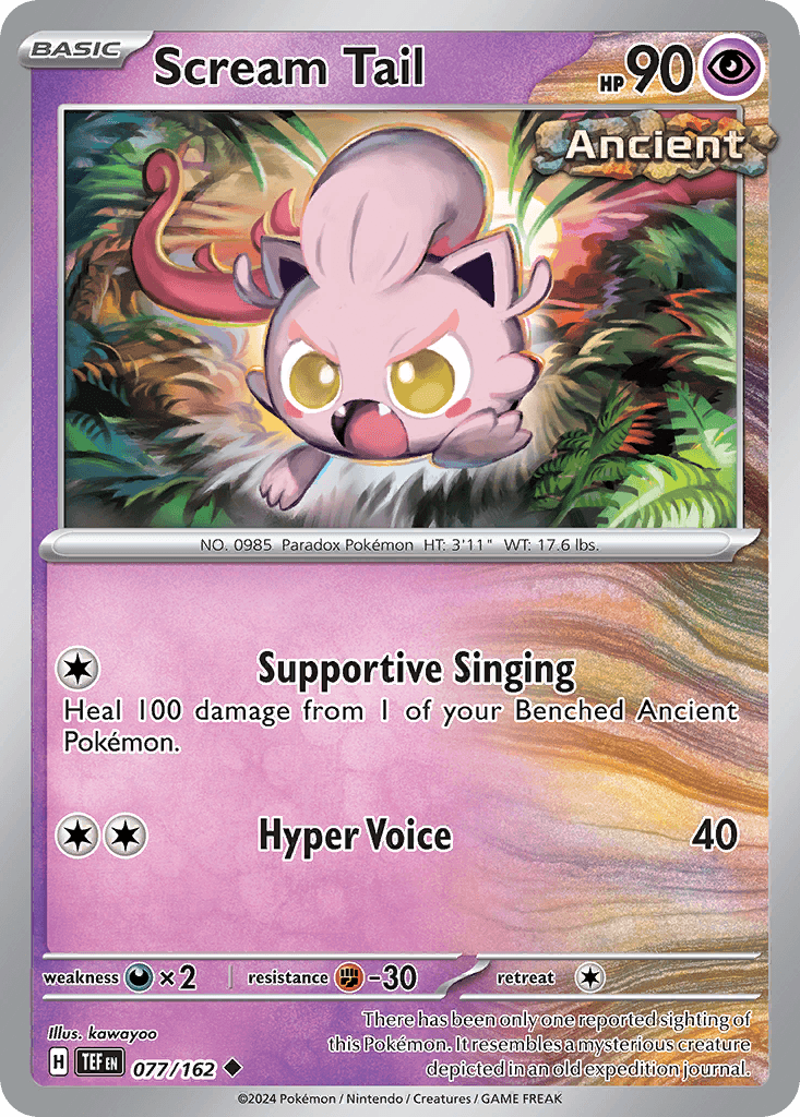 Scream Tail: Temporal Forces
