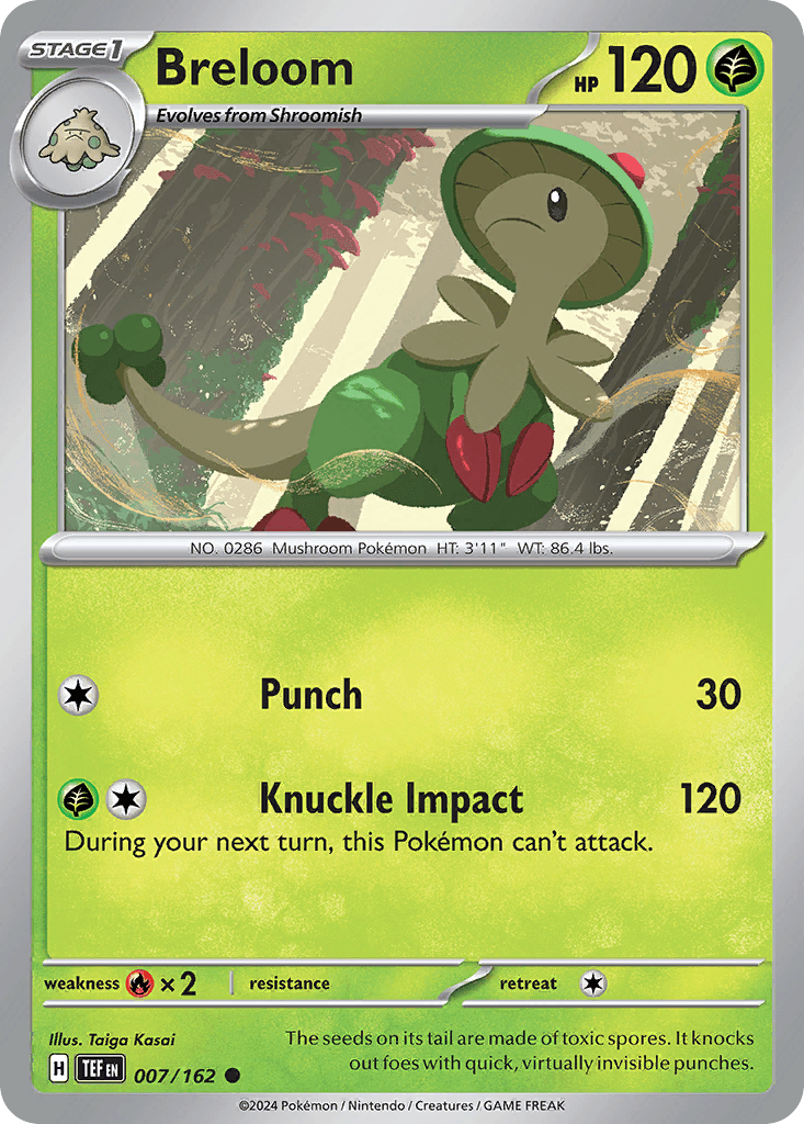 Breloom: Temporal Forces