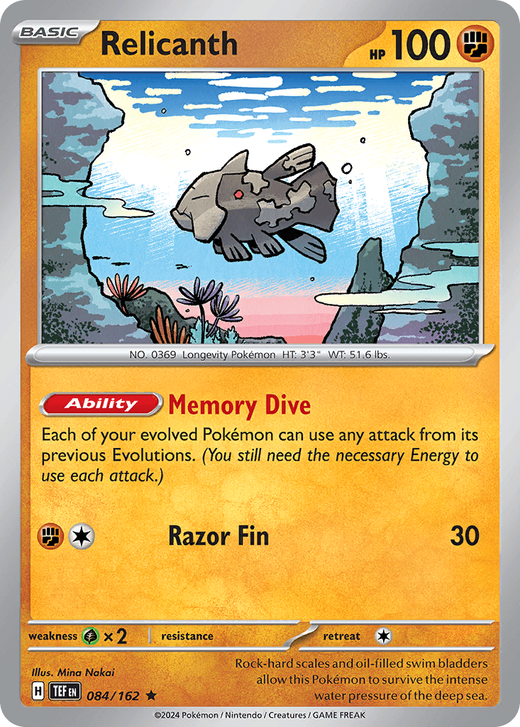 Relicanth: Temporal Forces