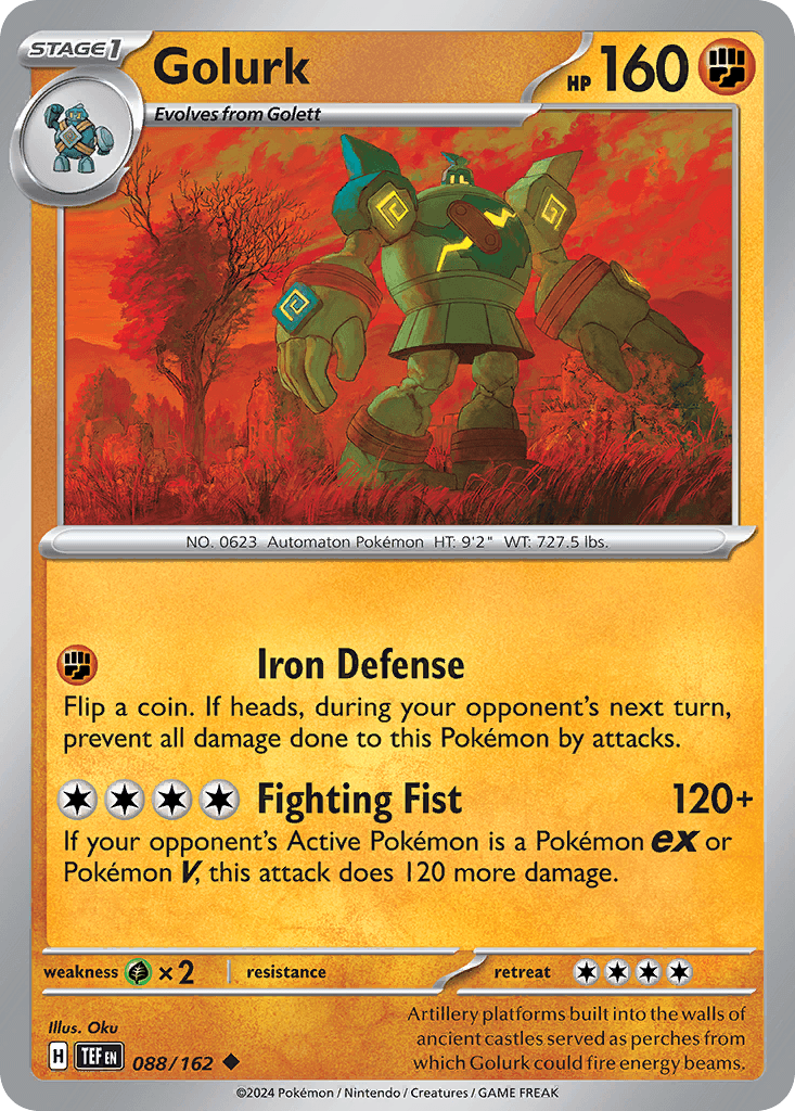 Golurk: Temporal Forces