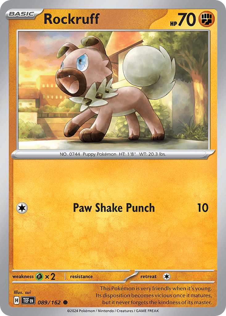 Rockruff: Temporal Forces