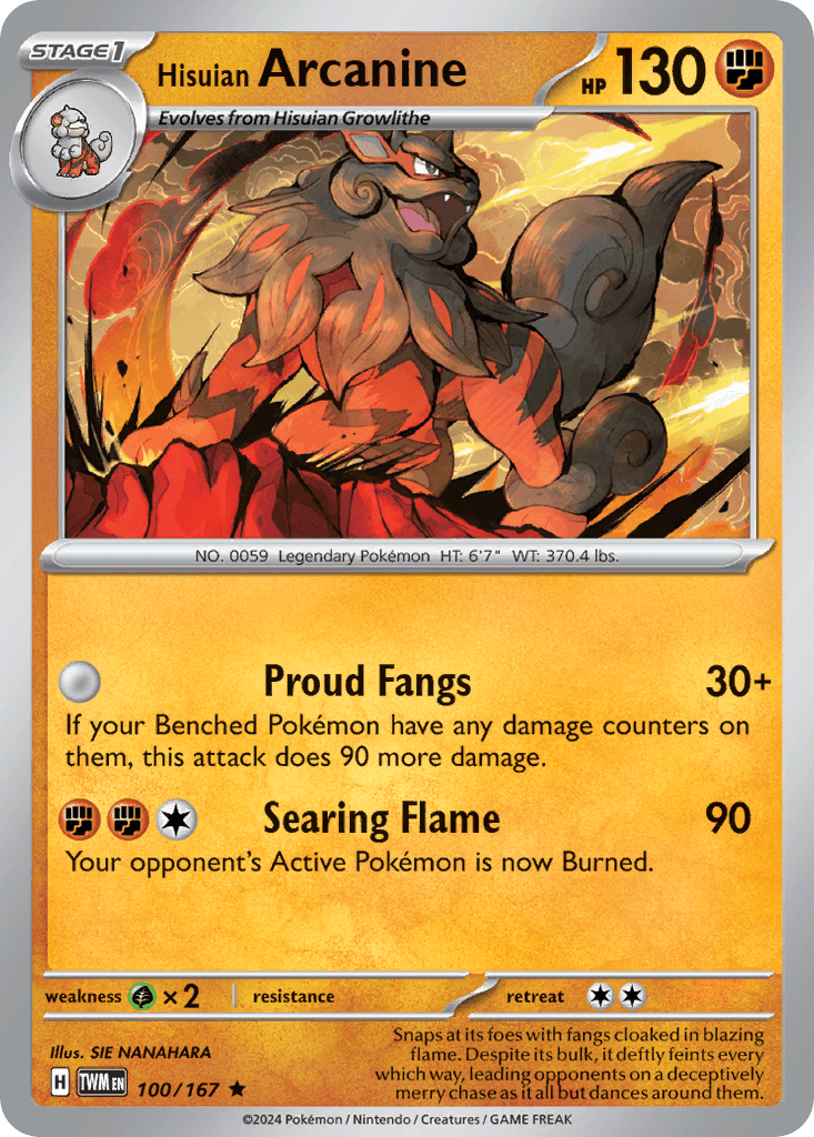 Hisuian Arcanine: Twilight Masquerade