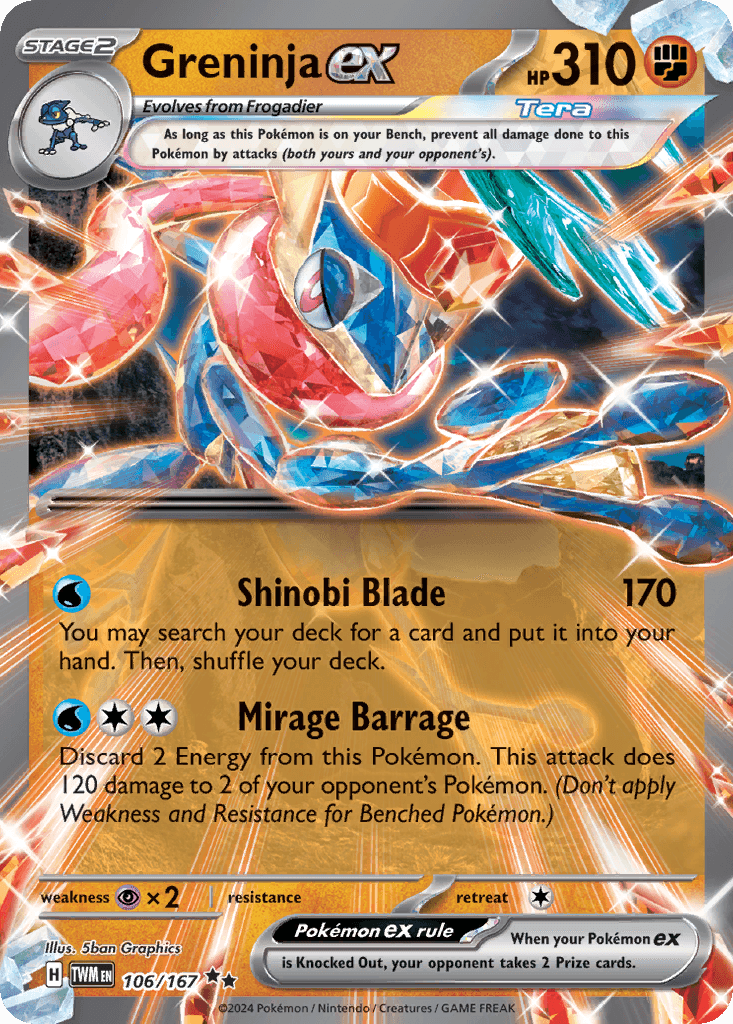 Greninja ex: Twilight Masquerade