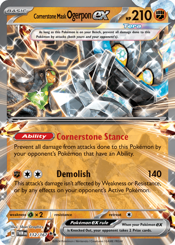 Cornerstone Mask Ogerpon ex: Twilight Masquerade