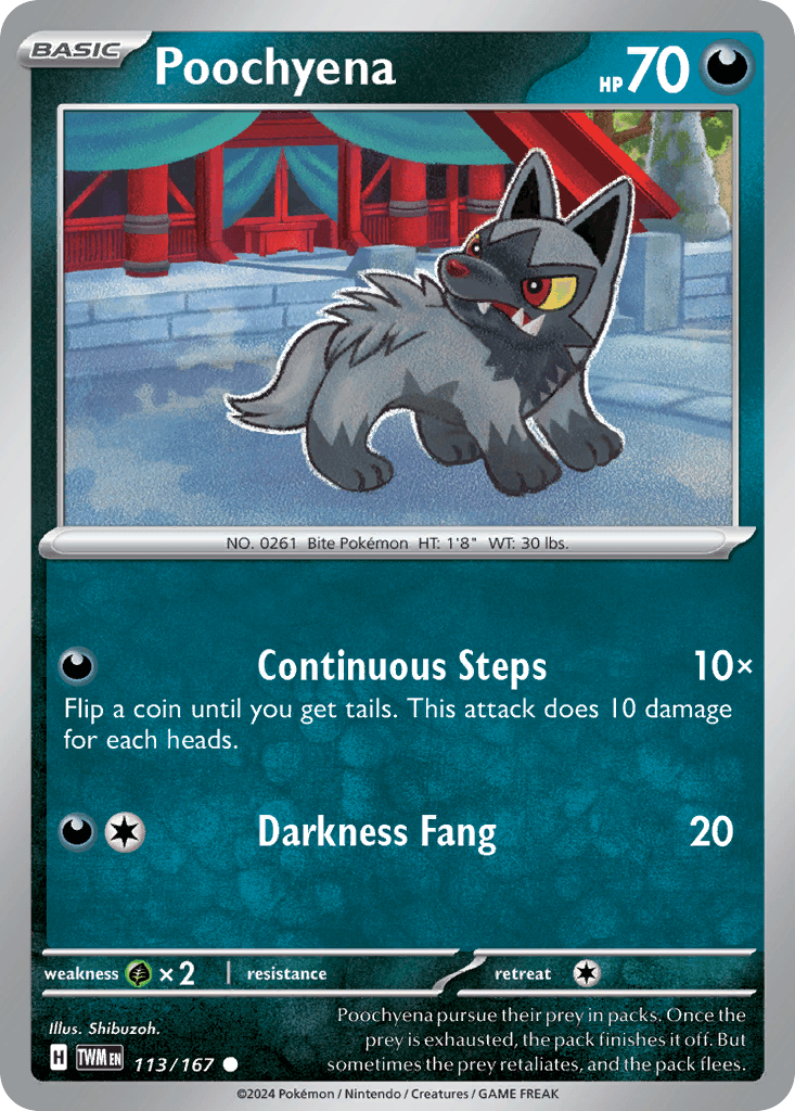 Poochyena: Twilight Masquerade