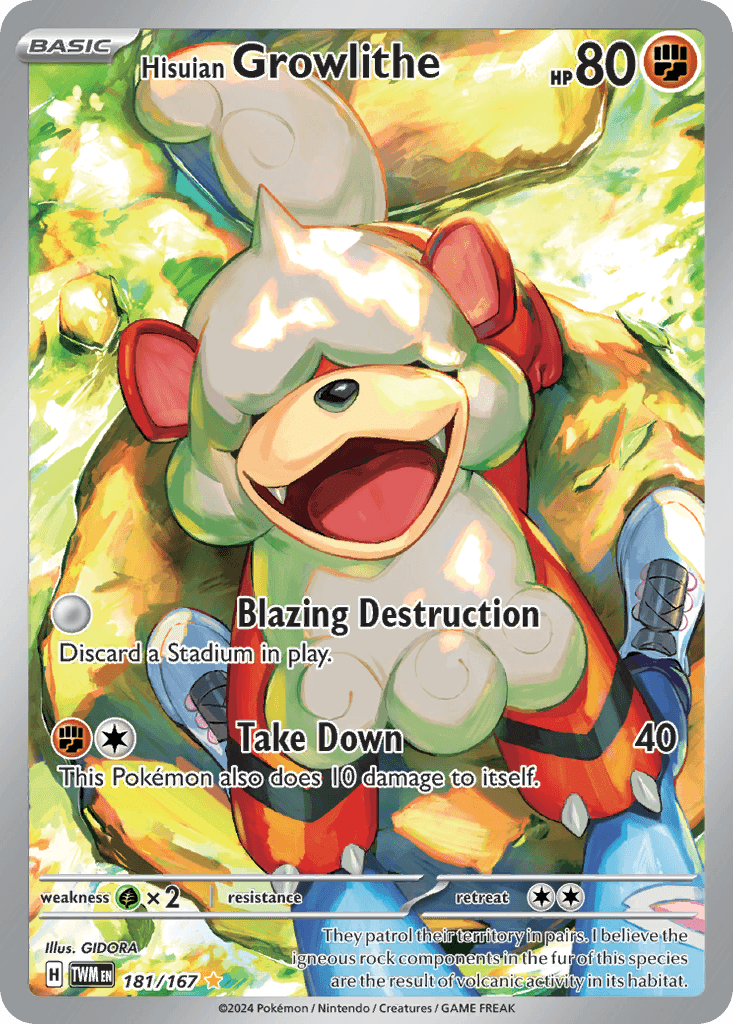 Hisuian Growlithe: Twilight Masquerade