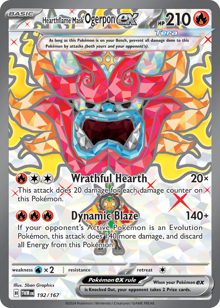 Hearthflame Mask Ogerpon ex: Twilight Masquerade