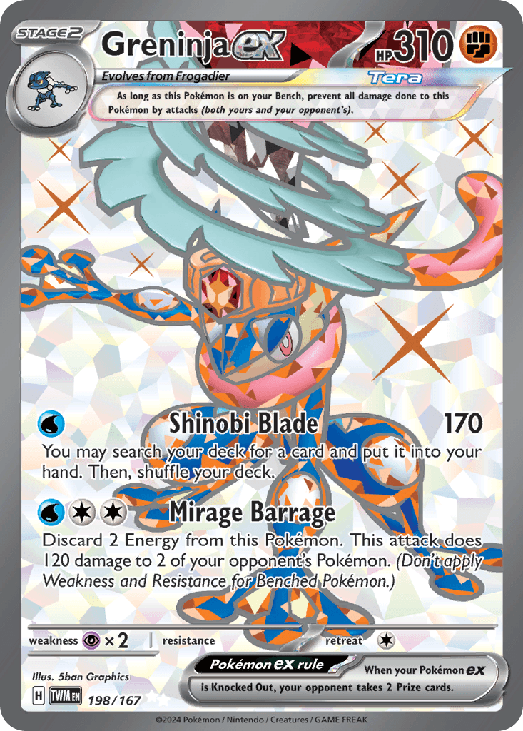 Greninja ex: Twilight Masquerade