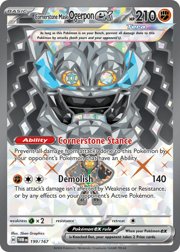 Cornerstone Mask Ogerpon ex: Twilight Masquerade