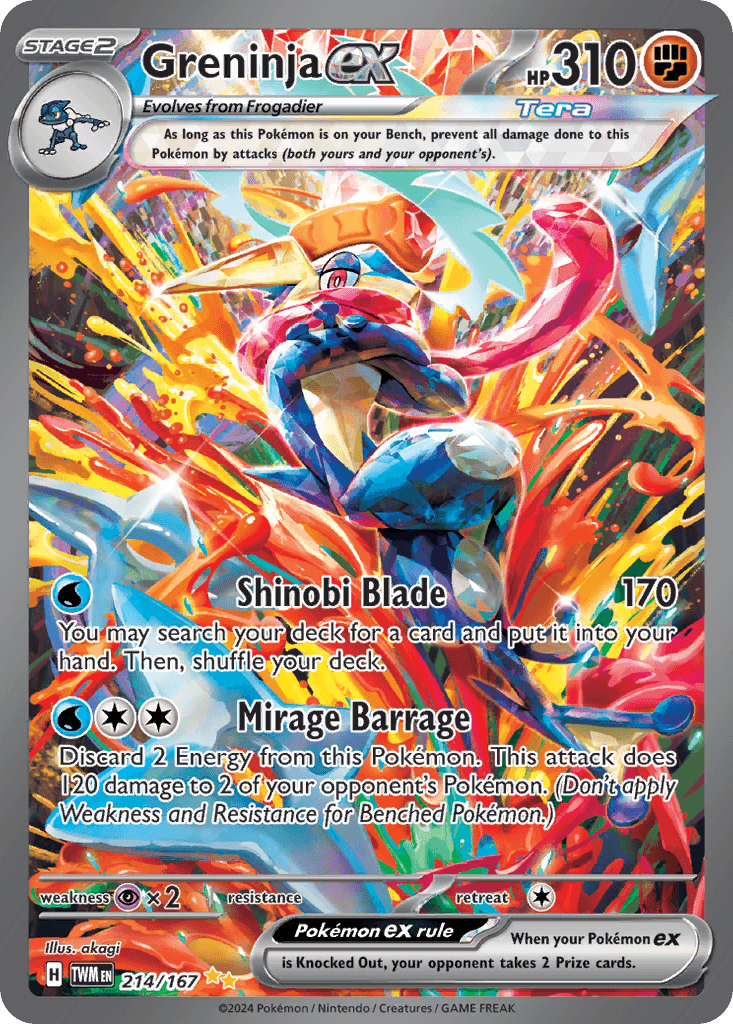 Greninja ex: Twilight Masquerade