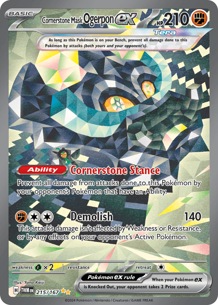 Cornerstone Mask Ogerpon ex: Twilight Masquerade