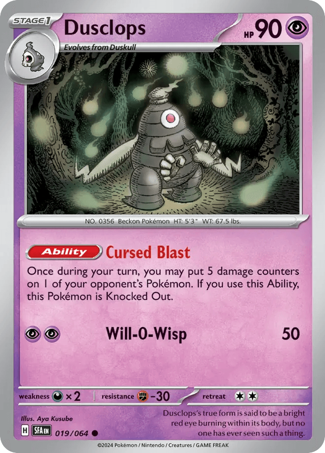 Dusclops: Shrouded Fable
