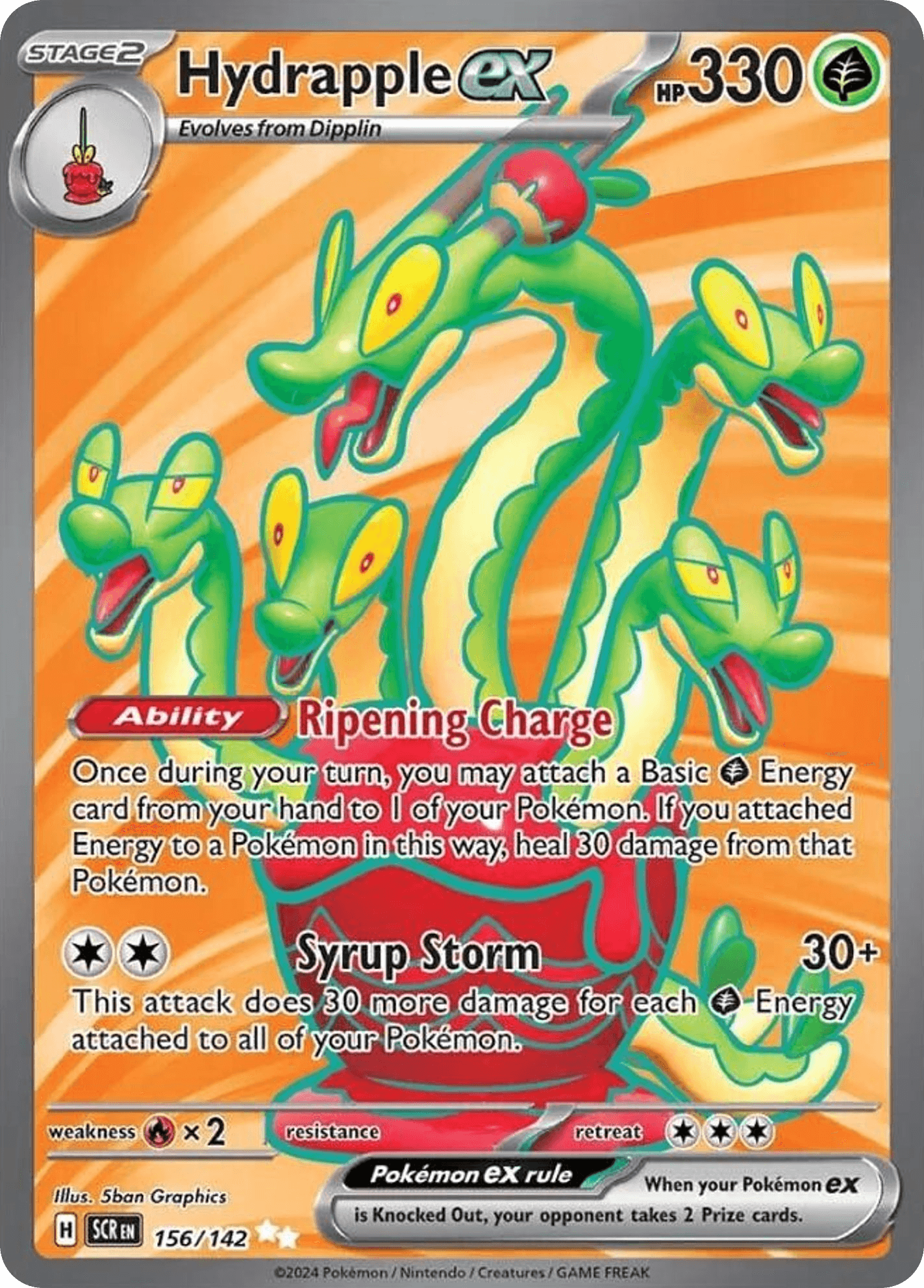 Hydrapple ex: Stellar Crown