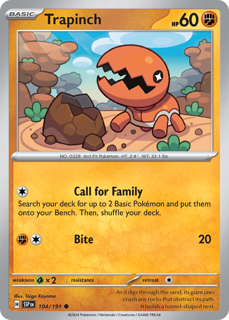 Trapinch: Surging Sparks