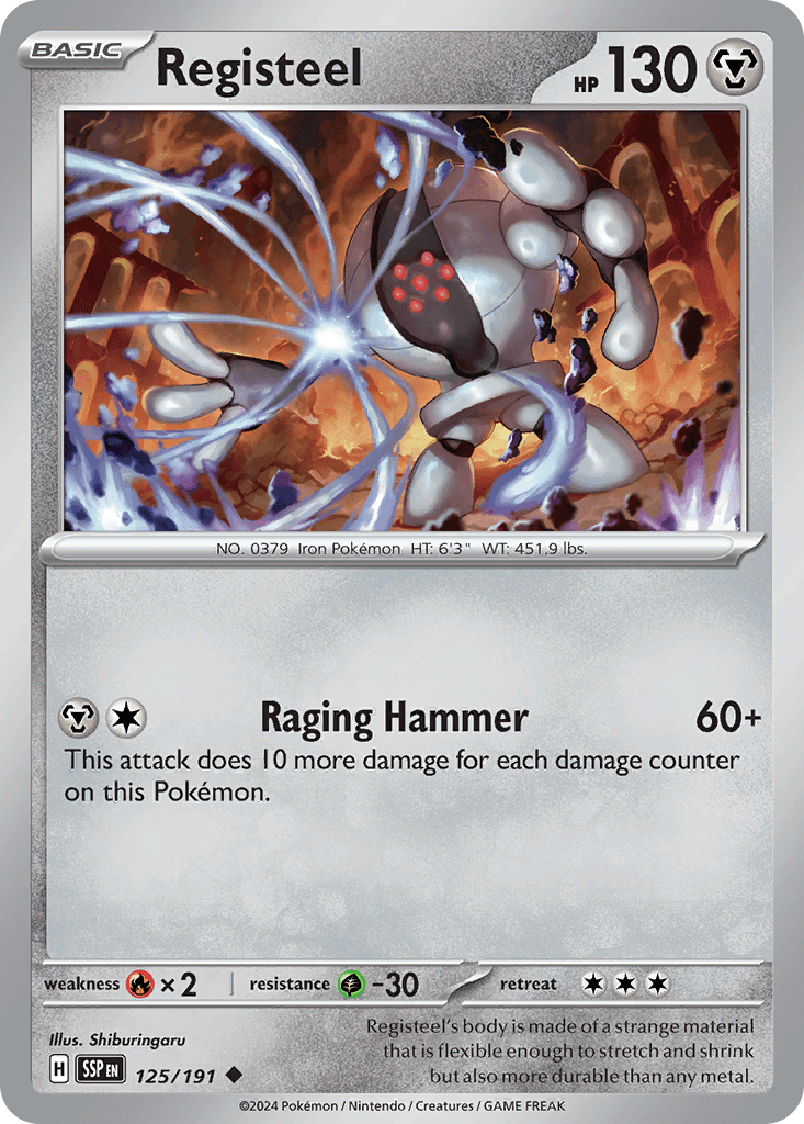 Registeel: Surging Sparks