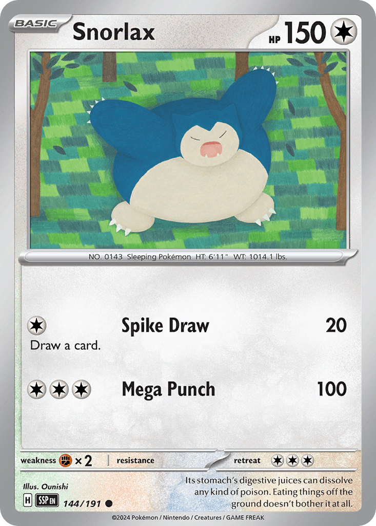Snorlax: Surging Sparks